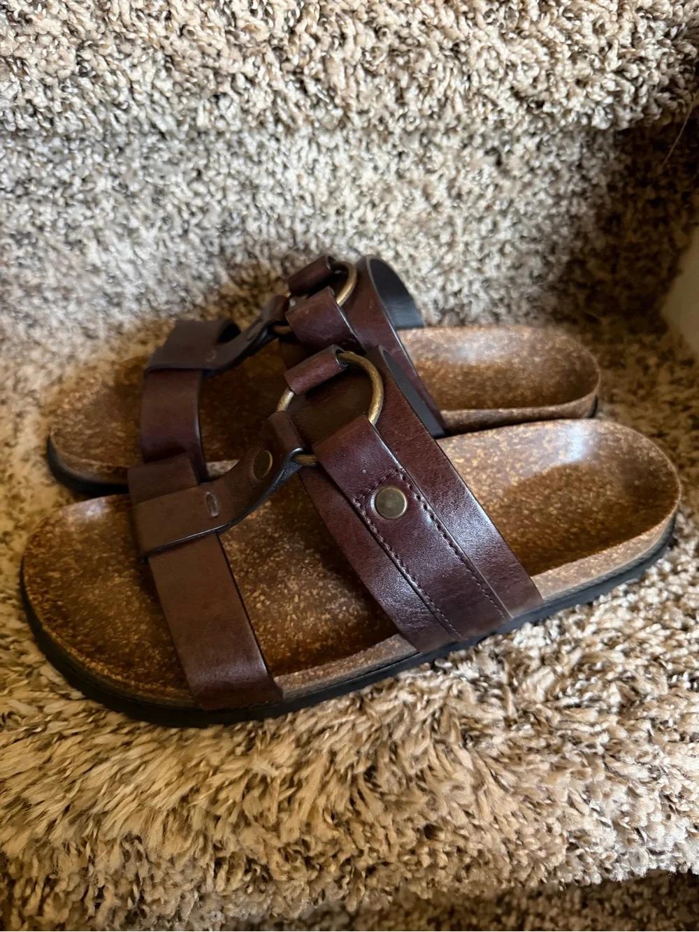 Saint Laurent Leather Sandals